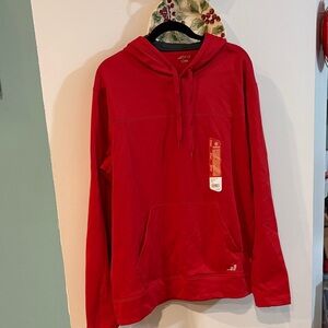 NWT. BCG MENS RED PERFORMANCE HOODIE